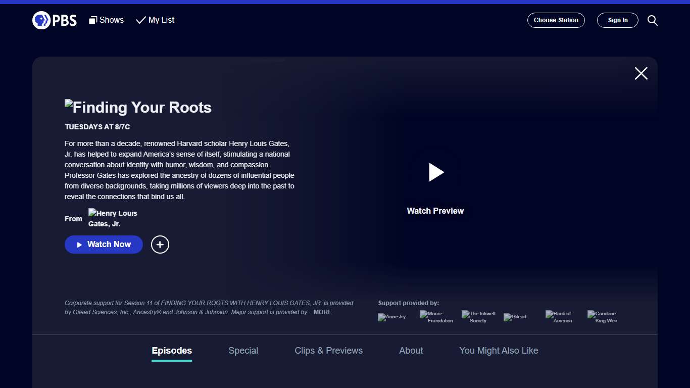 Finding Your Roots PBS